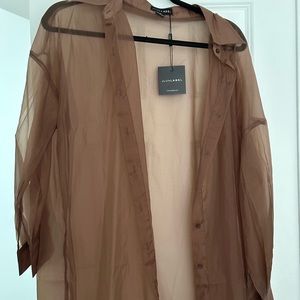 Jluxlabel Sheer Blouse- NWT